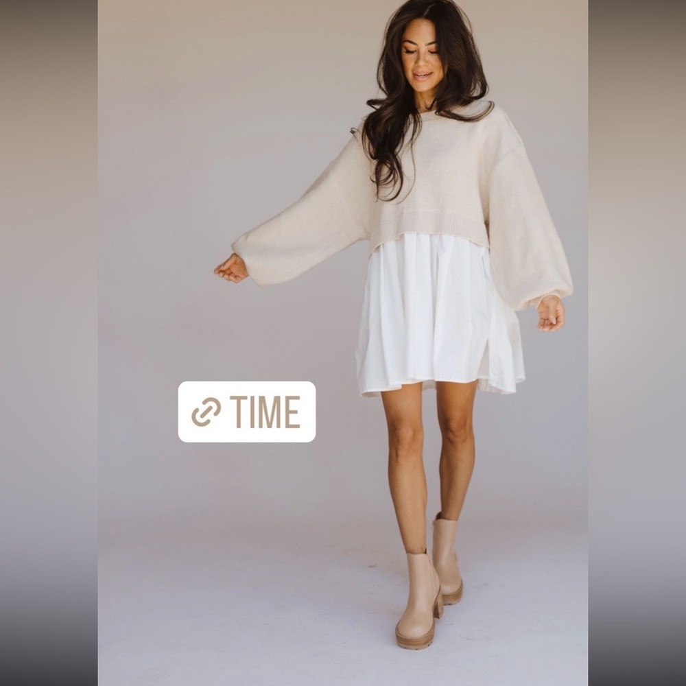 NWT Sweater Shirt Dress